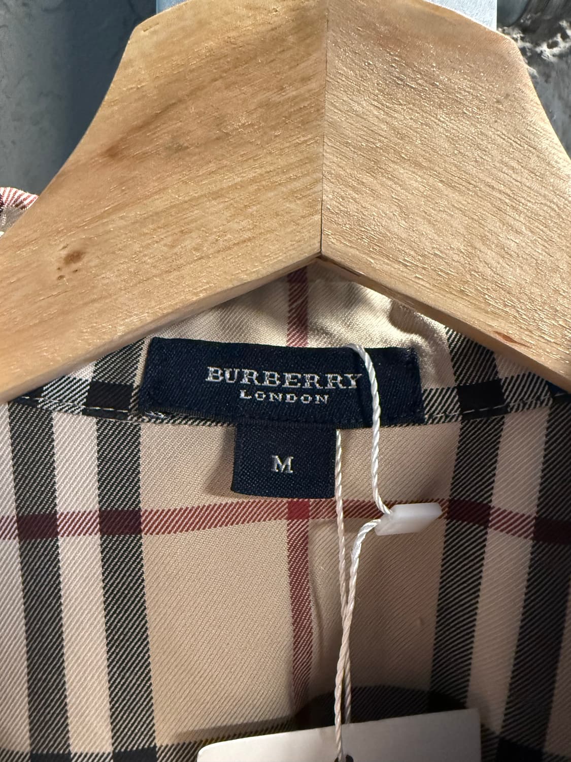 M 버버리 BURBERRY 런던 노바체크 반팔 셔츠 베이지 상품이미지5