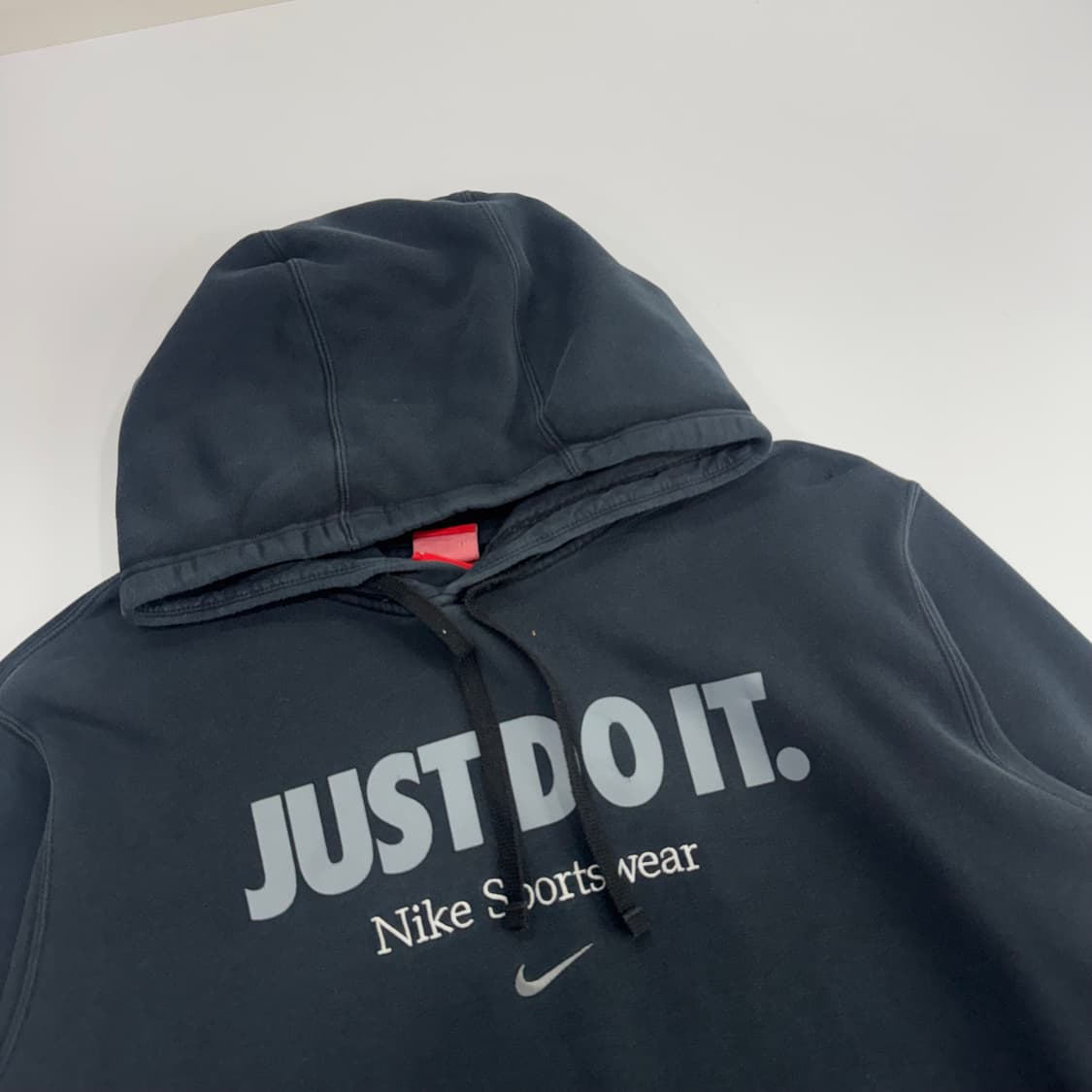 Nike 나이키 just do it 로고 네이비 후드티  상품이미지4