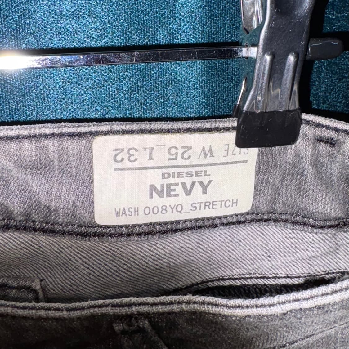 (29) 디젤 NEVY 레이디 슬림핏 그레이 진 상품이미지6
