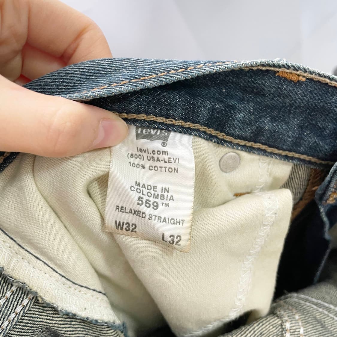 A2 리바이스(Levi's) 559 릴렉스 스트레이트 핏 데님 팬츠 32 상품이미지6