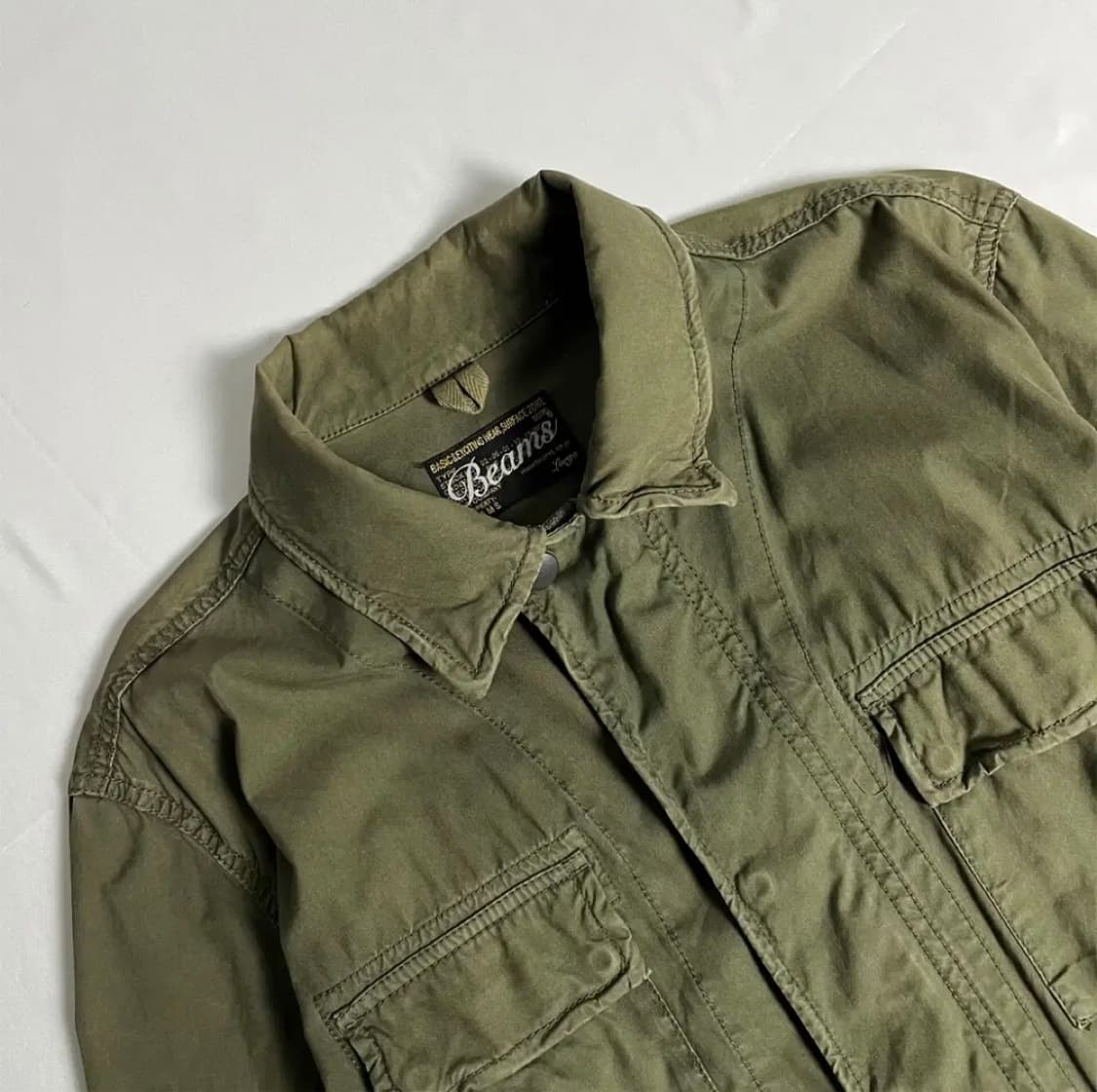 beams 빔즈 밀리터리 퍼티그자켓 L 상품이미지2