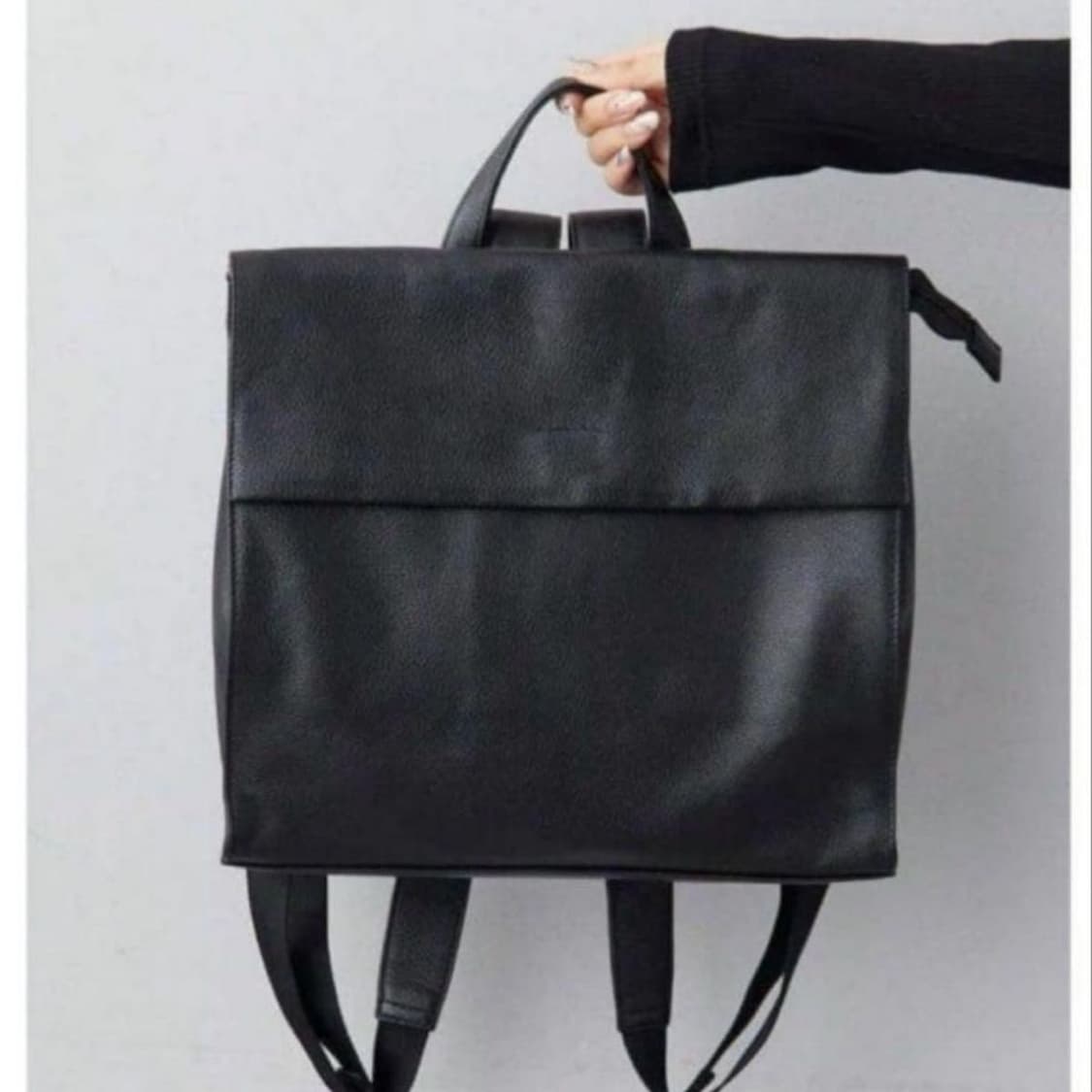 ear PAPILLONNER스퀘어 레더 백팩  상품이미지4