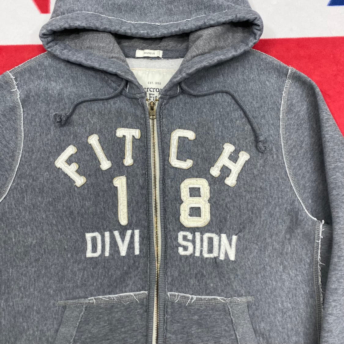 아베크롬비 후드집업 XL 상품이미지3