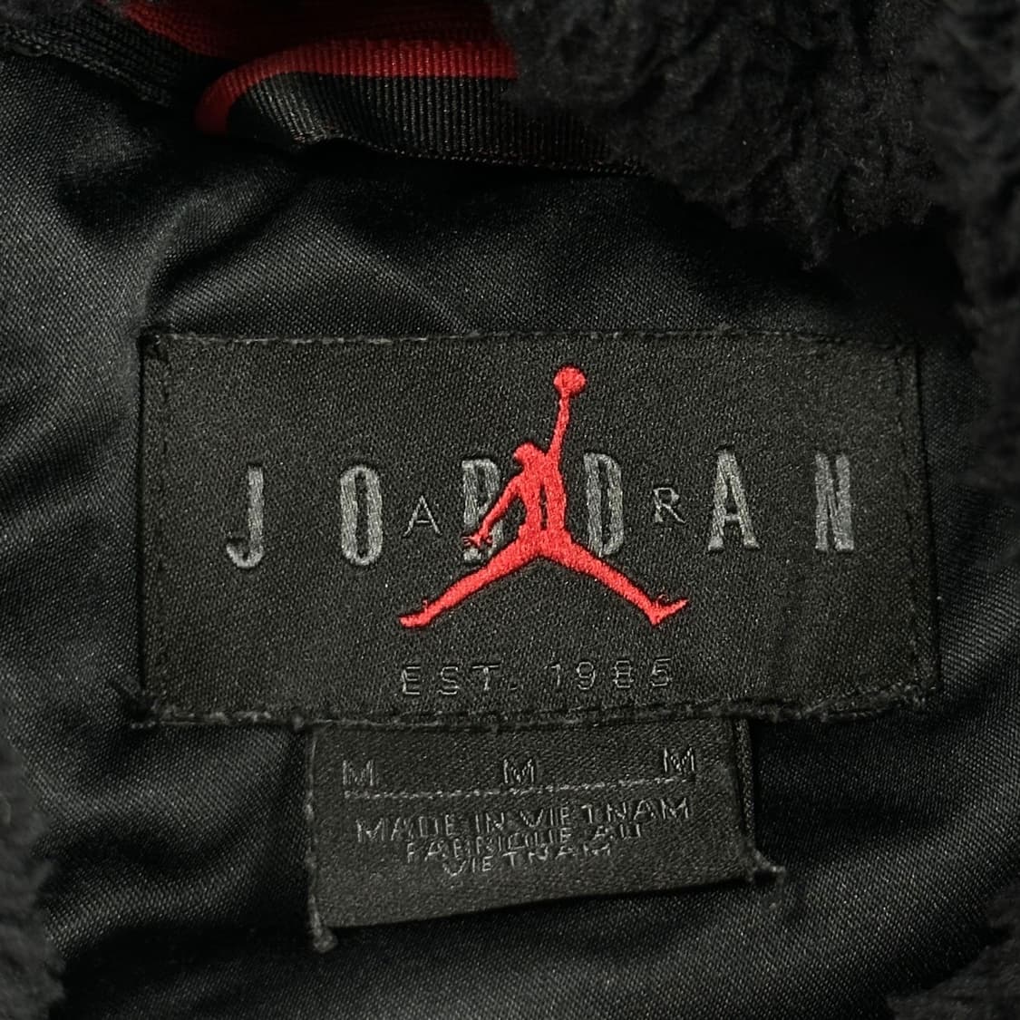 조던 에어 점프맨 블랙 후리스 후드티 (실측 L) 상품이미지5