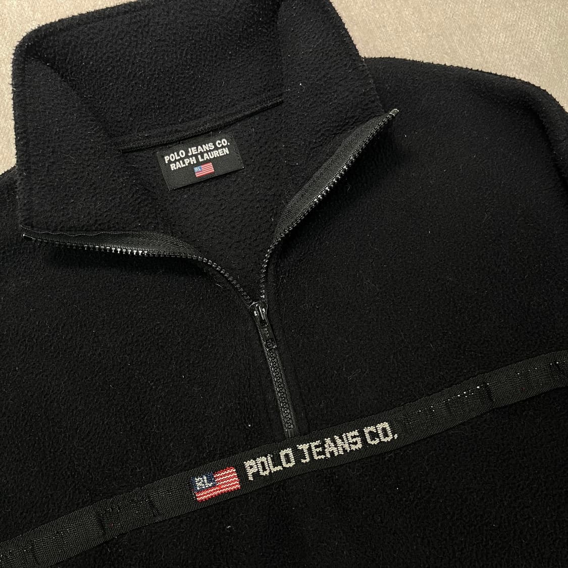 100 폴로랄프로렌 진스 플리스 반집업  상품이미지2