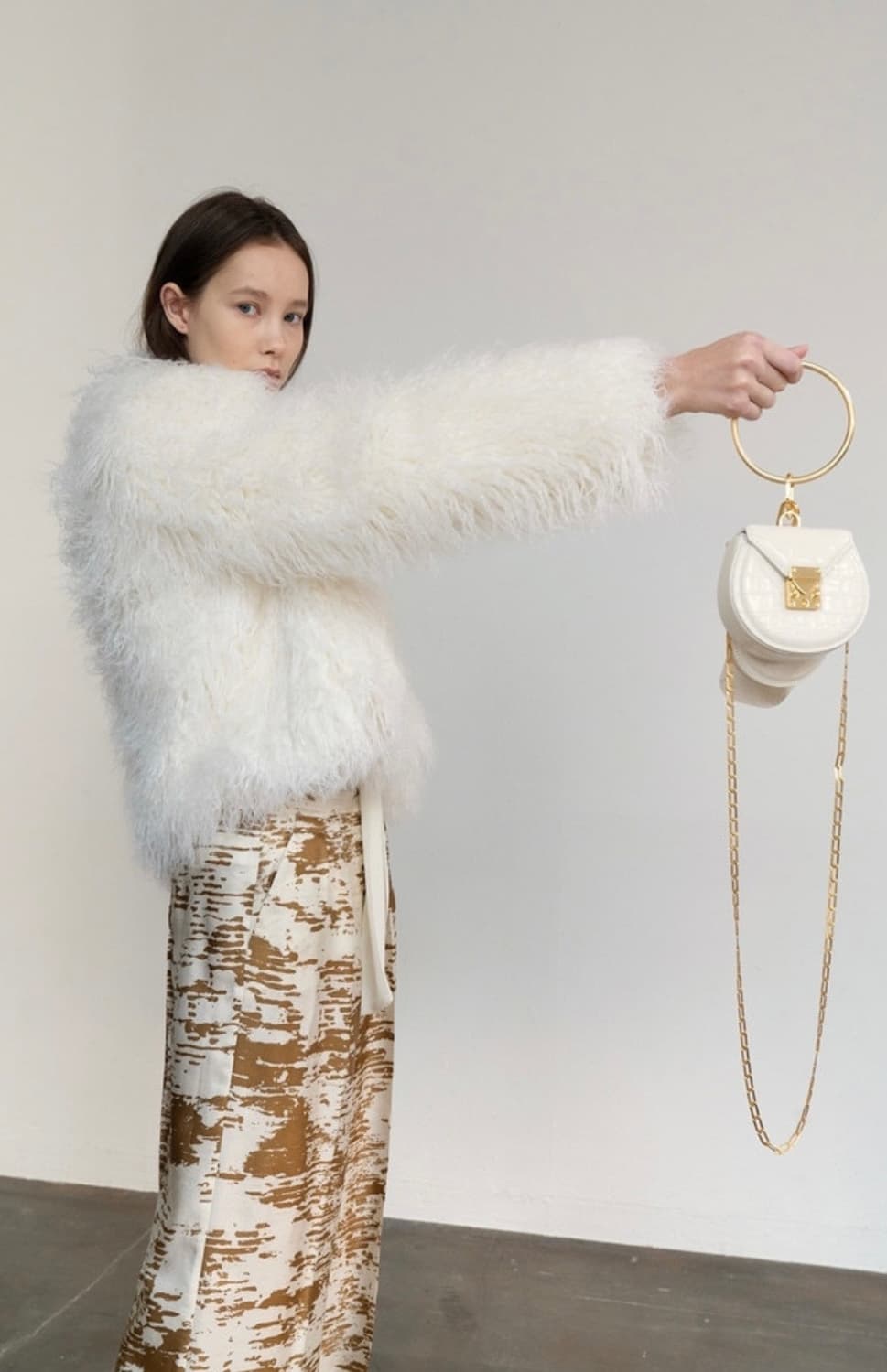 마이아이코 쁘띠컬렉티브백(크림 골드) 상품이미지6