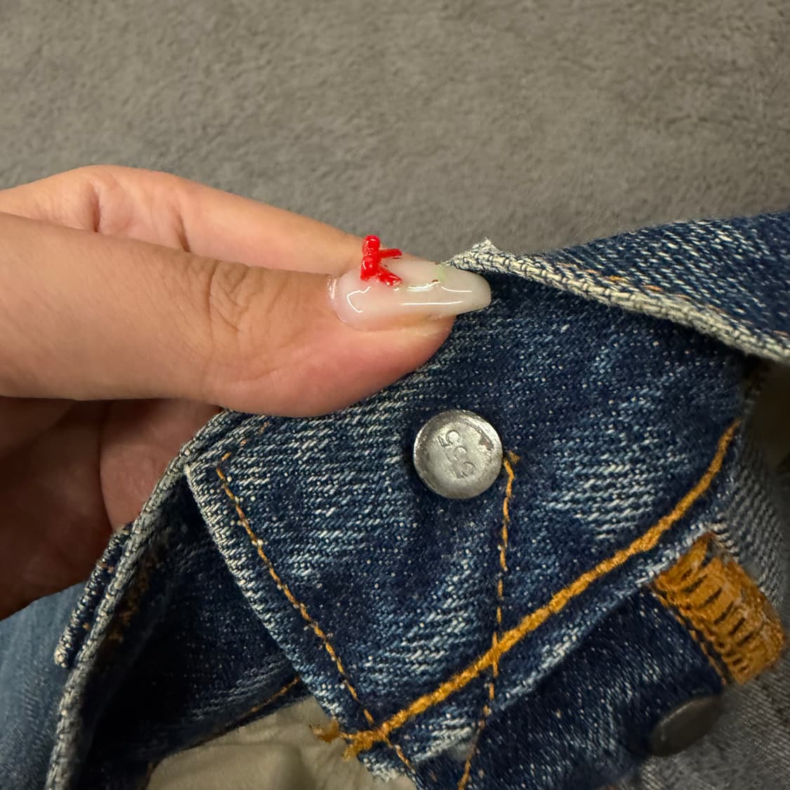 [정품] 리바이스501XX빅E셀비지1947복각555Valencia,USA 상품이미지7