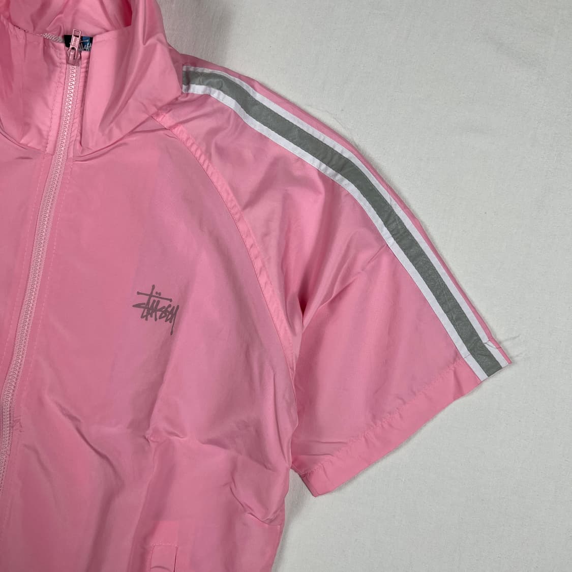 90‘s 스투시 stussy 로고 반팔 바람막이 윈드자켓 상품이미지3