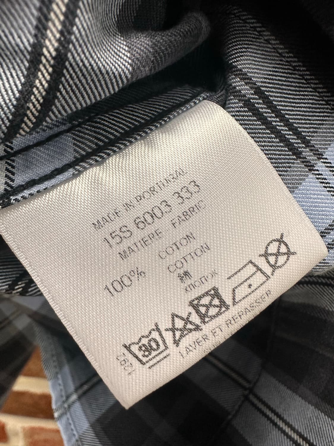 (38)지방시 별 패치 타탄체크 셔츠 상품이미지9