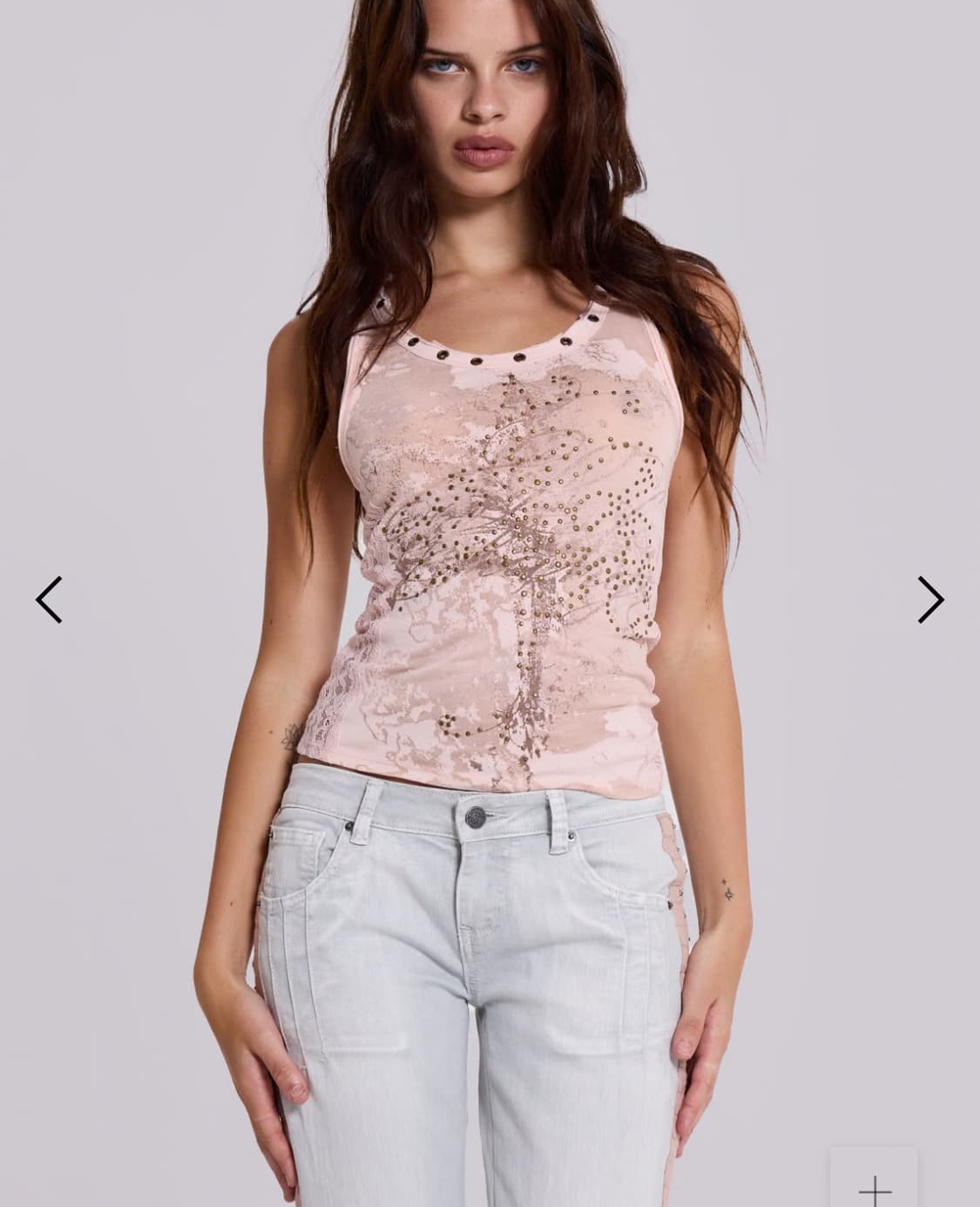 [새상품] 제이디드런던 라모나 번아웃 베스트 탑 상품이미지1