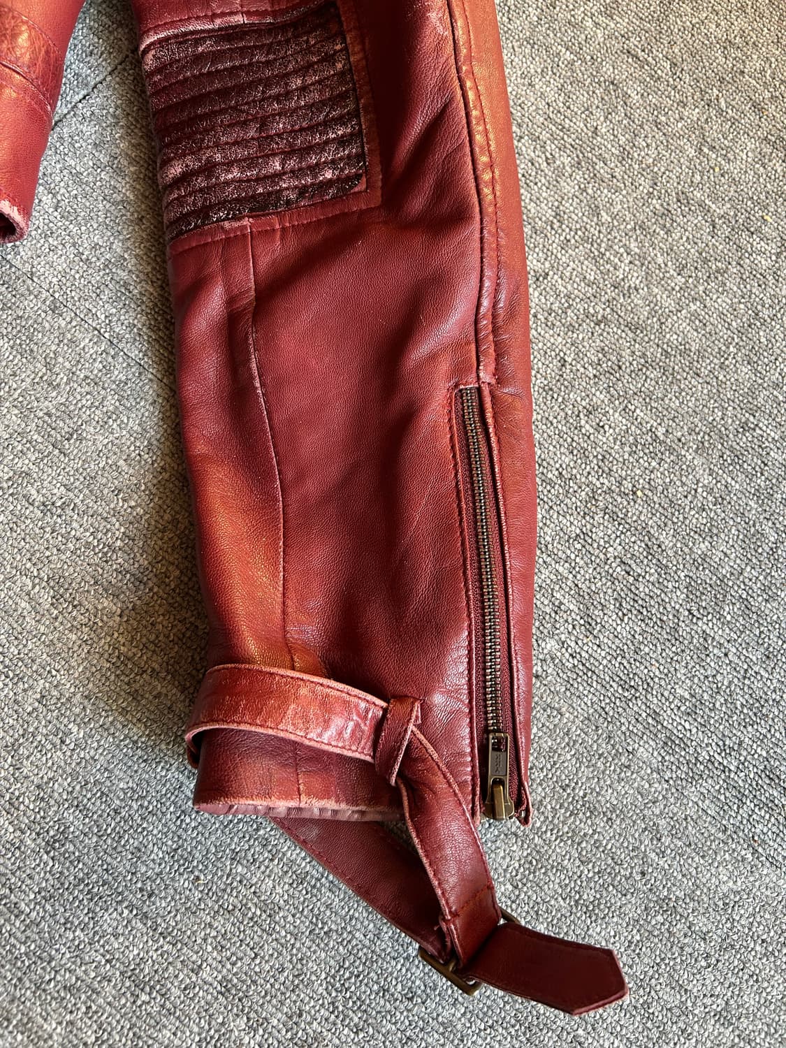 VTG Red Crop Coat M 상품이미지7