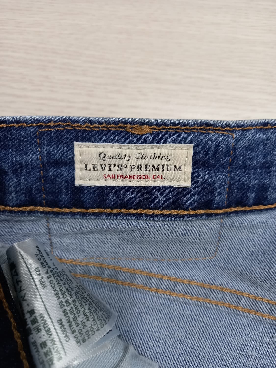 30 빅E리바이스502 약기모 워싱 스판 슬림일자진 30-181 상품이미지8