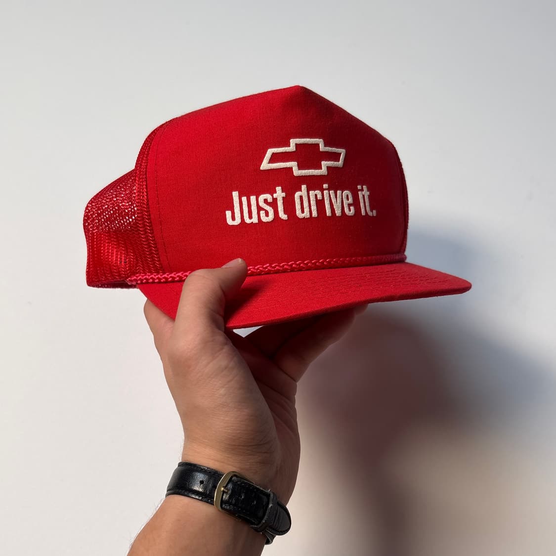 [free] Just Drive It 쉐보레 트러커 캡 (red) 상품이미지1