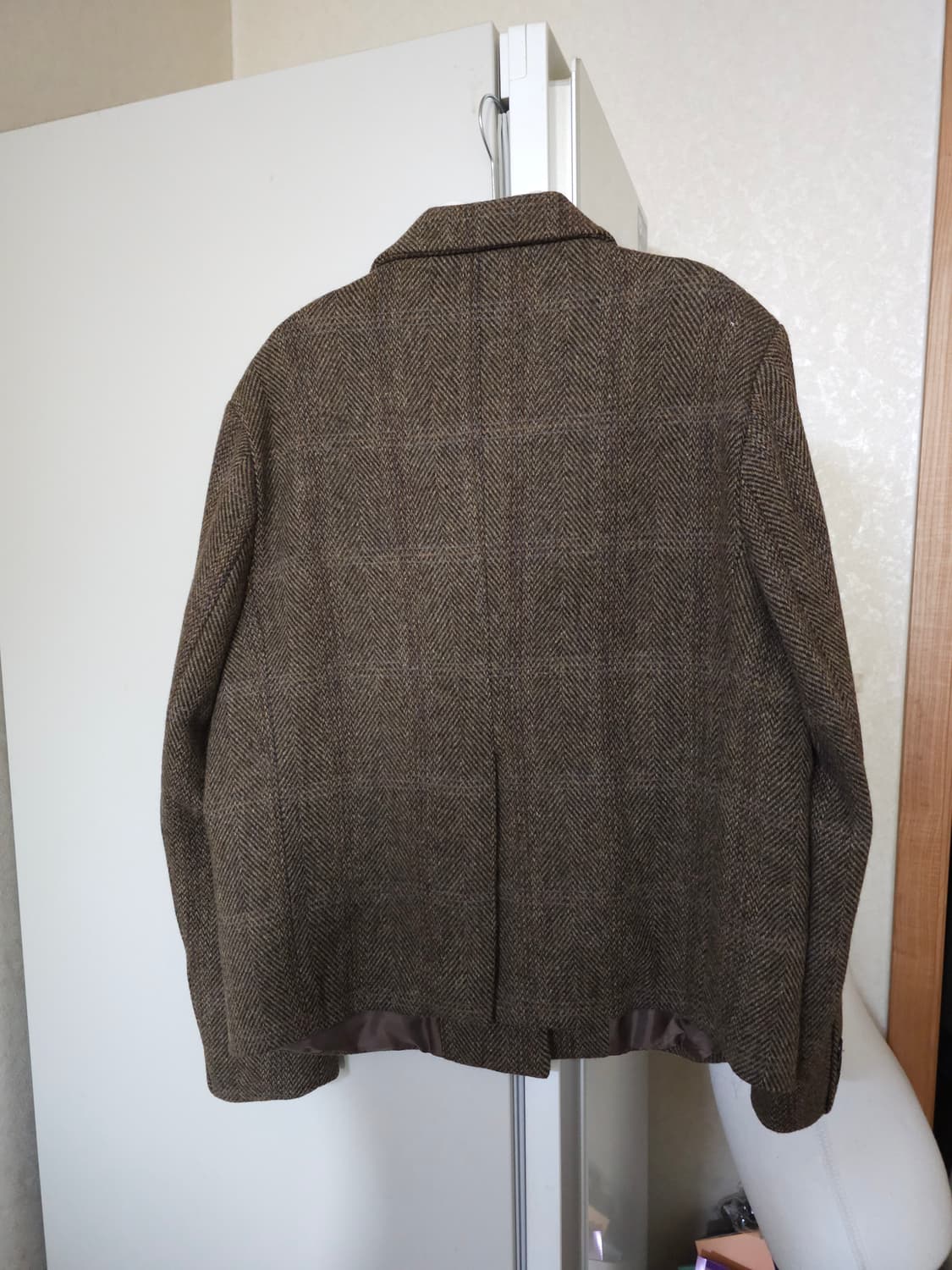 런던플랏 헤링본 자켓 브라운 상품이미지5