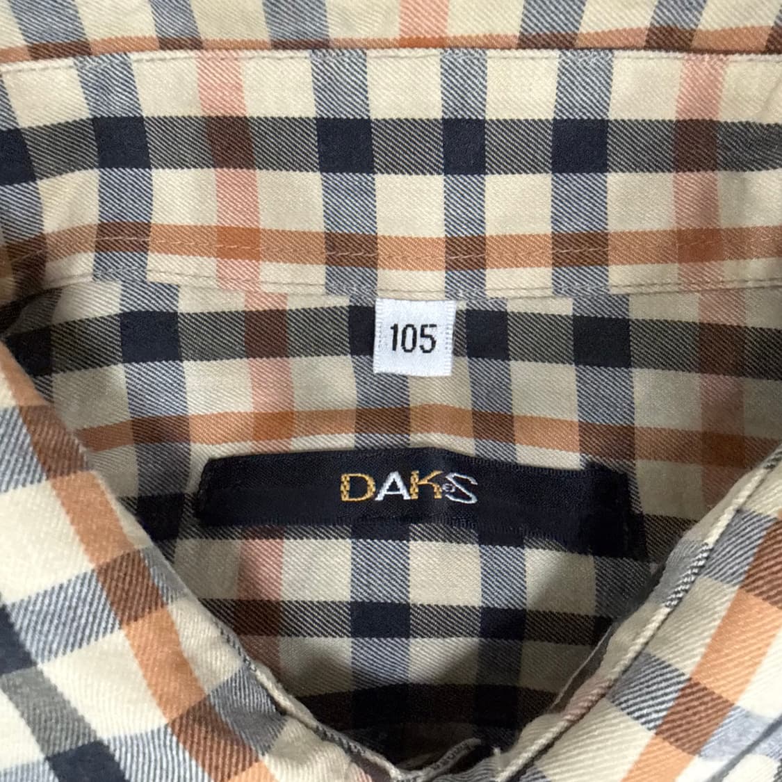 105 닥스 체크 반팔 셔츠 0219T1 상품이미지3