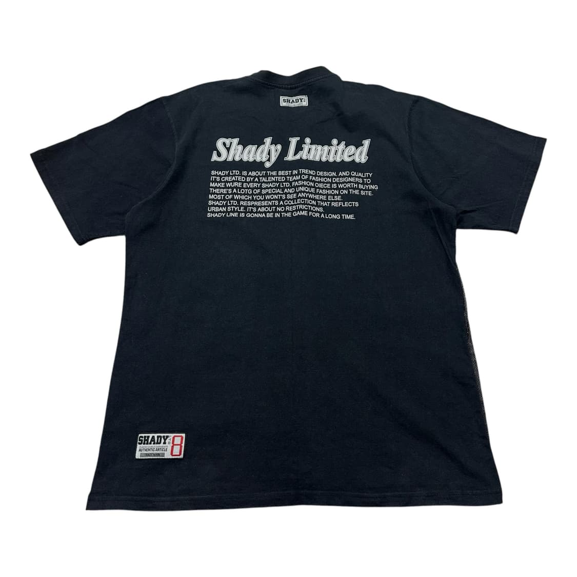 ✨ (바배) Shady LTD 셰이디 에미넴 전면 메쉬 힙합 반팔티  상품이미지2