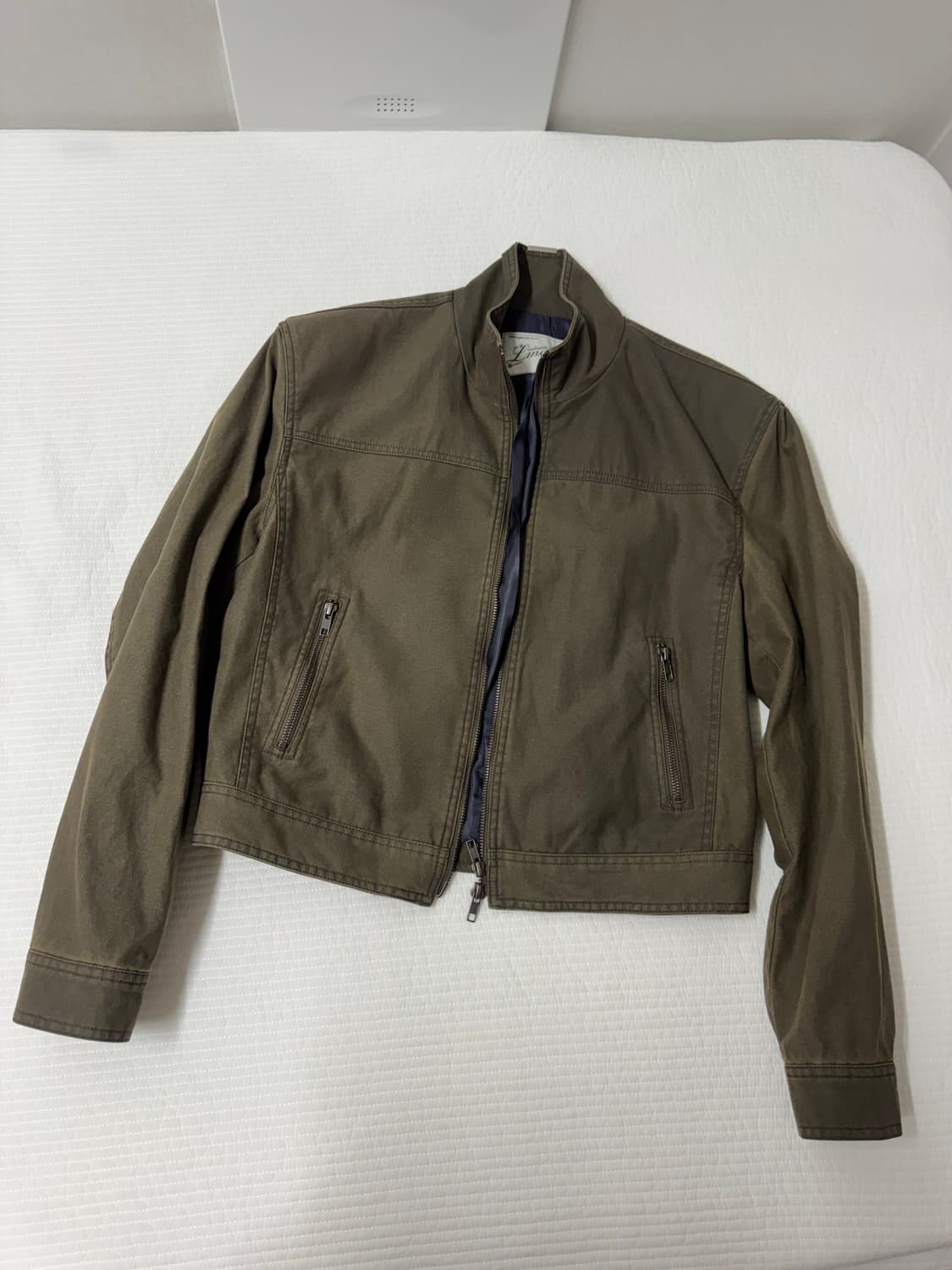 엘무드 페이즈 텐셀 트러커 자켓 카키 46 상품이미지3