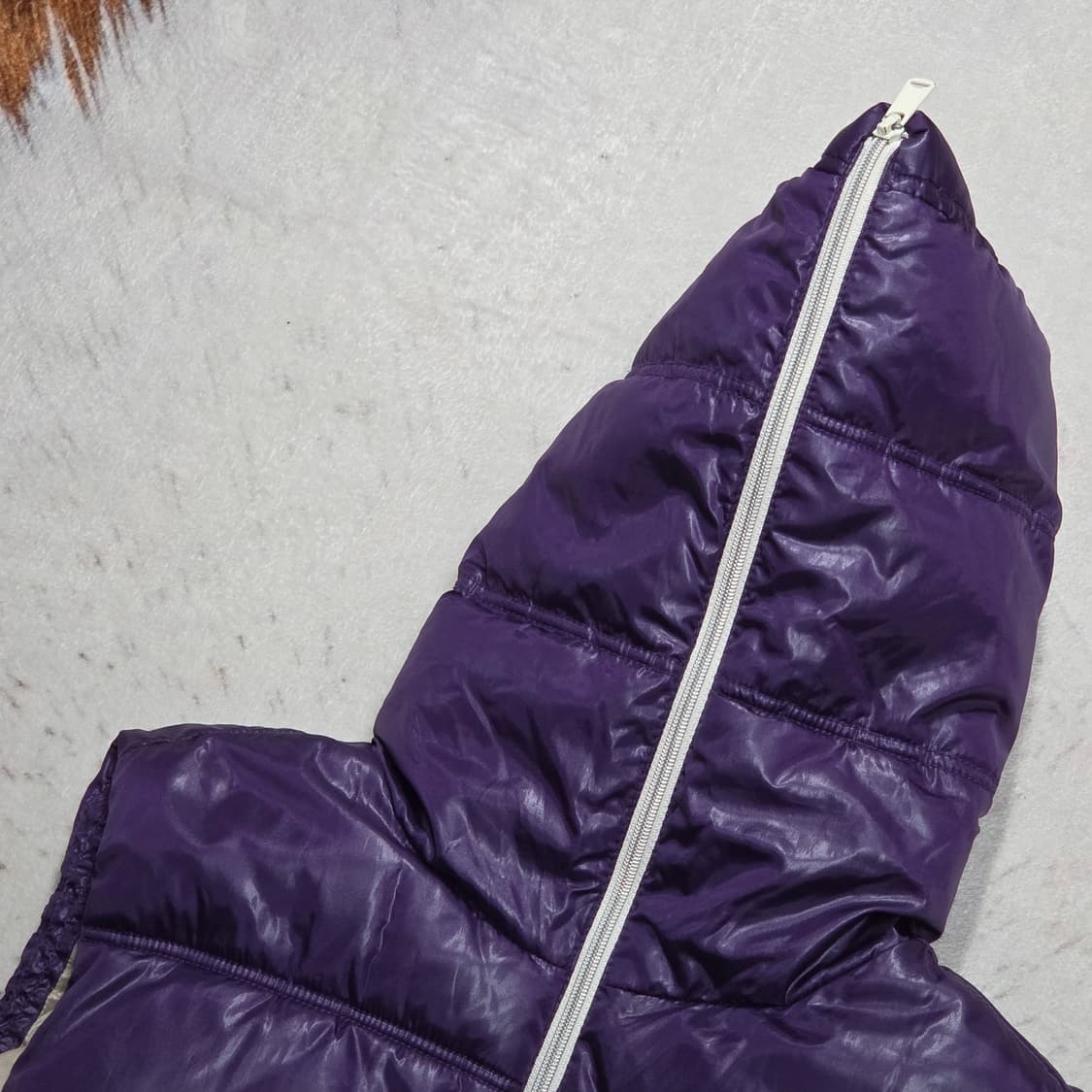 NOTON 퍼플 패딩 베스트 상품이미지3