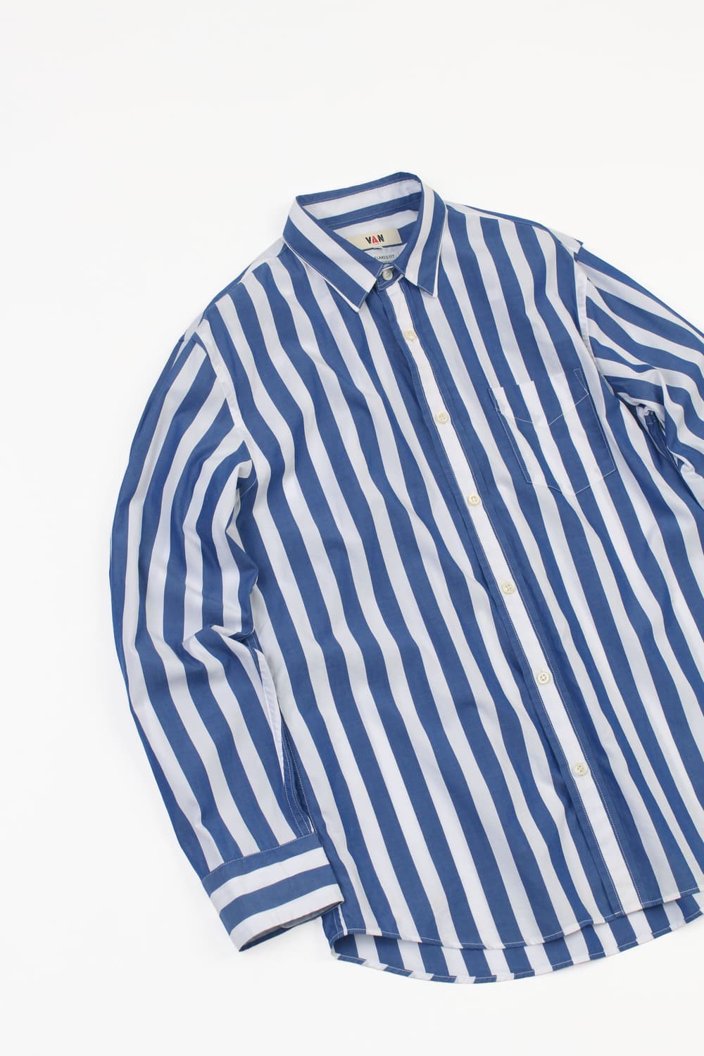 VAN JAC Stripe Button Down Shirt 상품이미지2