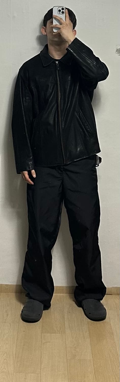 리 카우레더 싱글자켓 상품이미지5