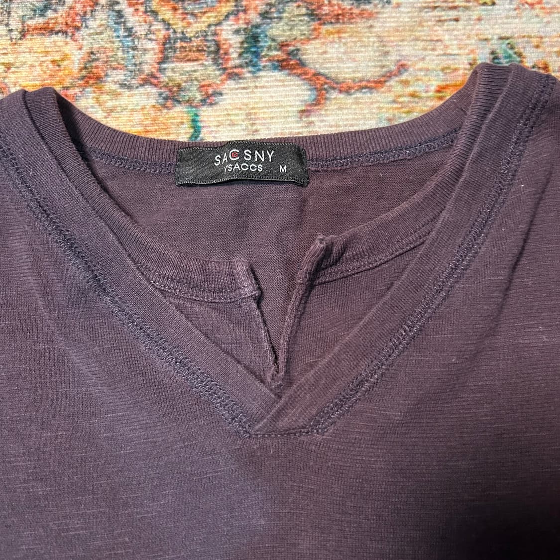 [M] 요지야마모토 Y’SACCS 레이어드 넥 반팔 상품이미지3