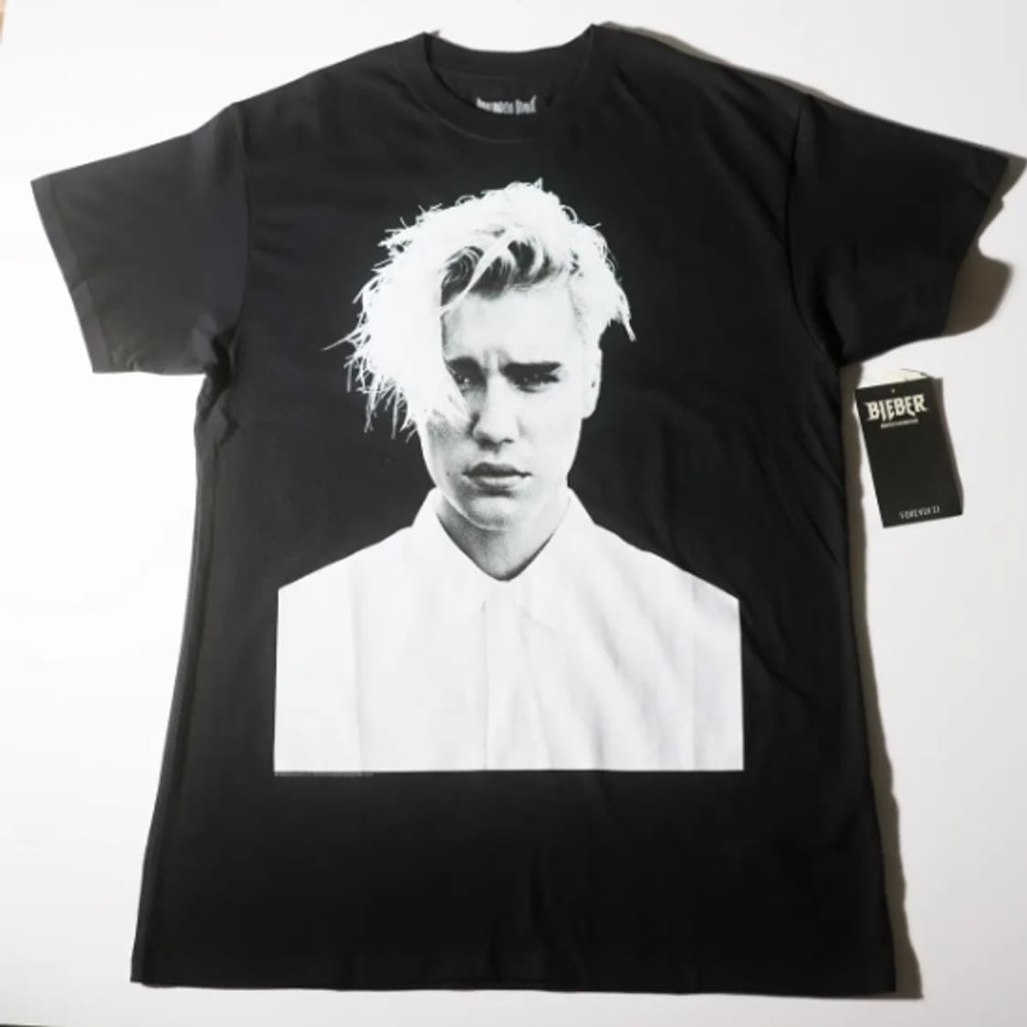 [L] 저스틴 비버 퍼포즈 투어 저스틴포에버 빈티지 티셔츠 상품이미지6