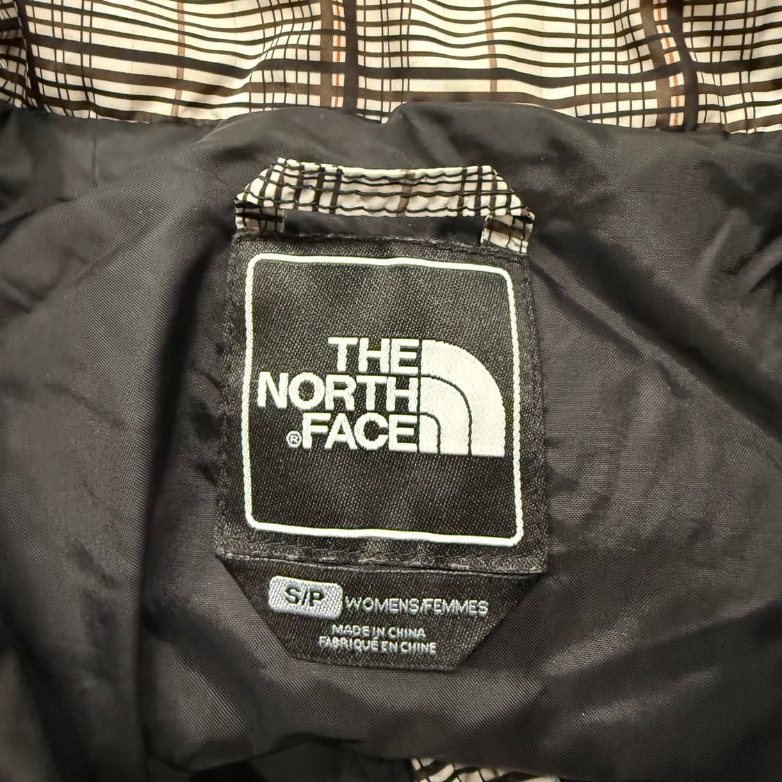 [정품/S] 노스페이스 체크 패딩 점퍼 b8 상품이미지5