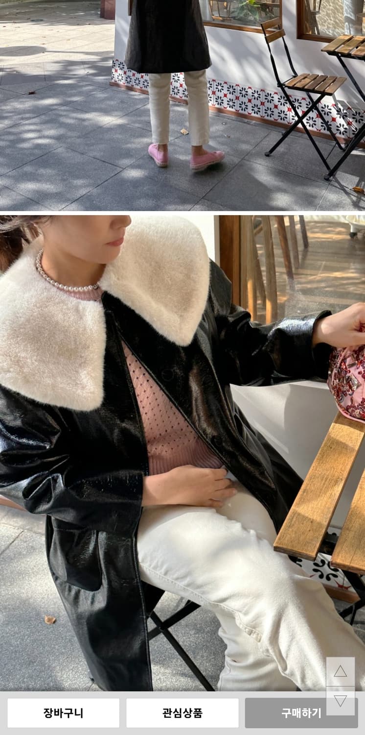 위드제이 맘 시스 팝퍼코트 크림퍼 55~66 상품이미지5