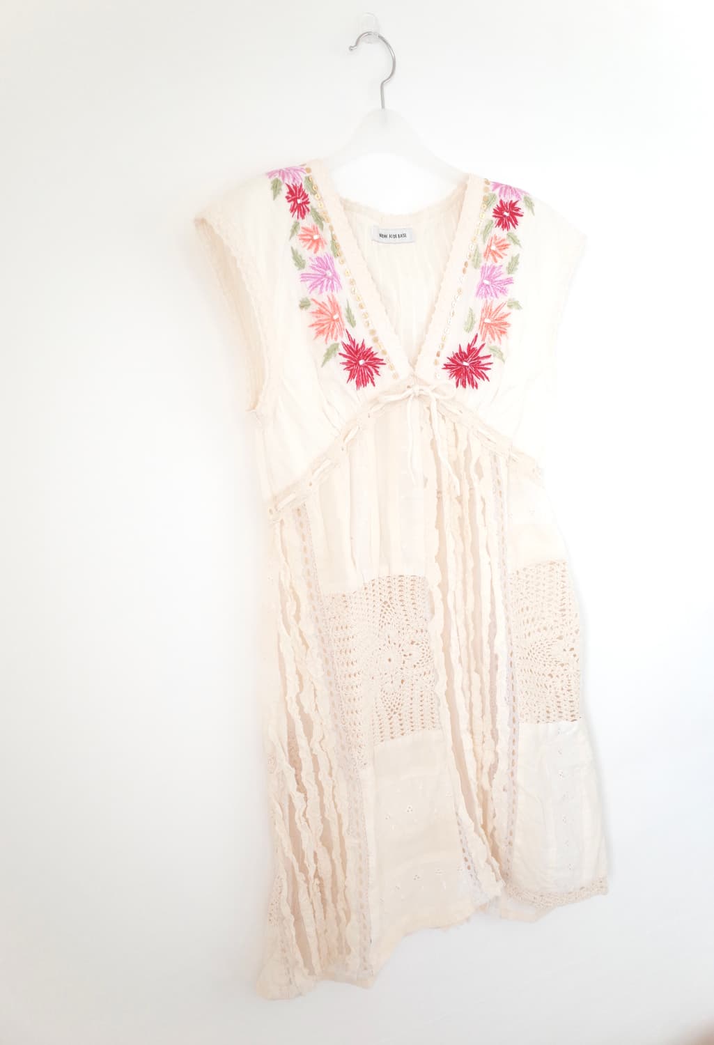 빈티지 플라워 크로셰 원피스 상품이미지1