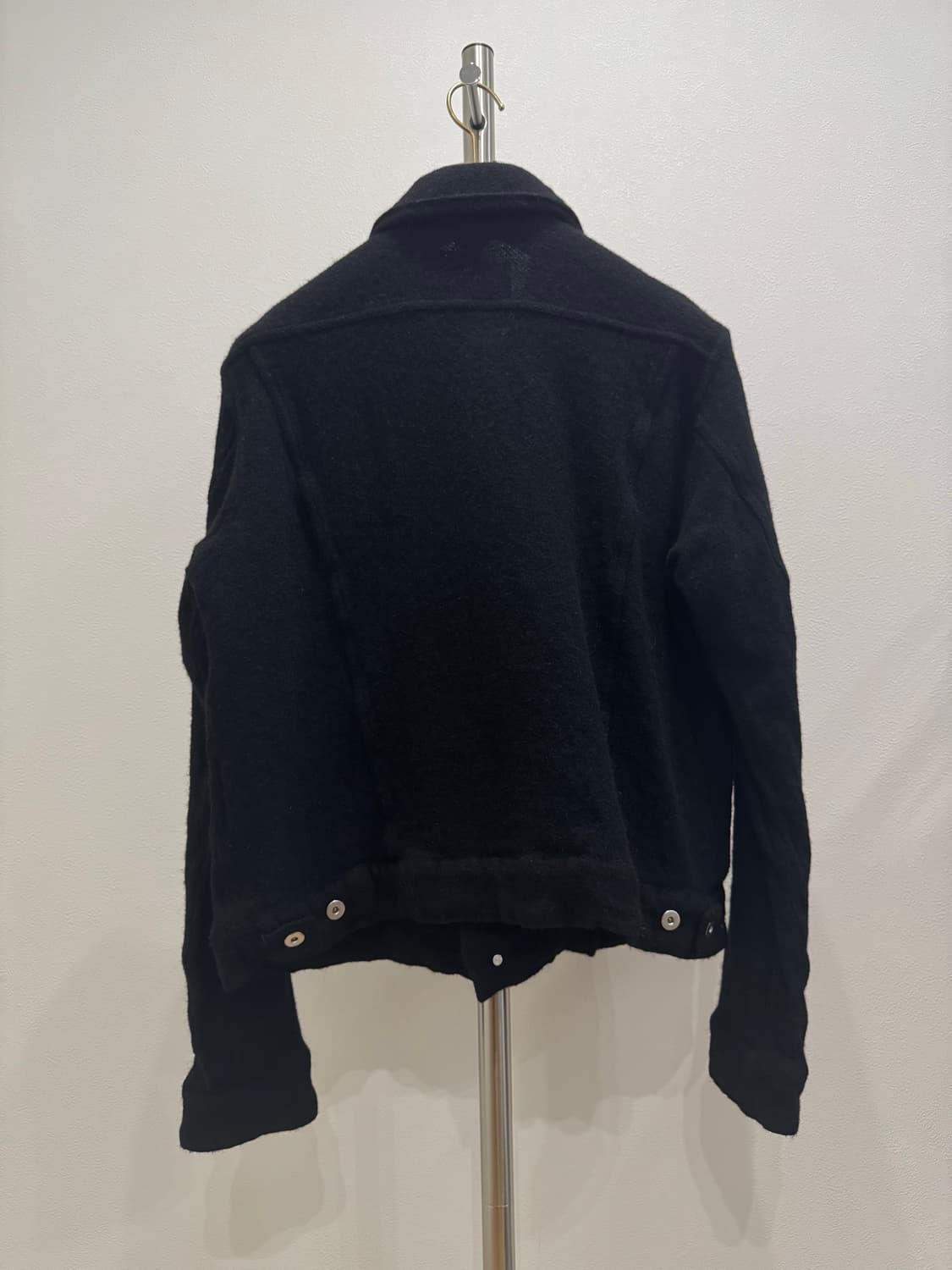 꼼데가르송 블랙 24aw 축융울 트러커 자켓 상품이미지4