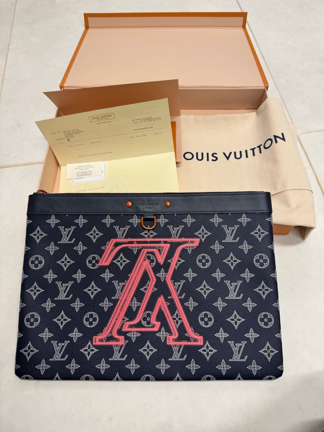 루이비통 업사이드다운 클러치 풀박스 상품이미지1