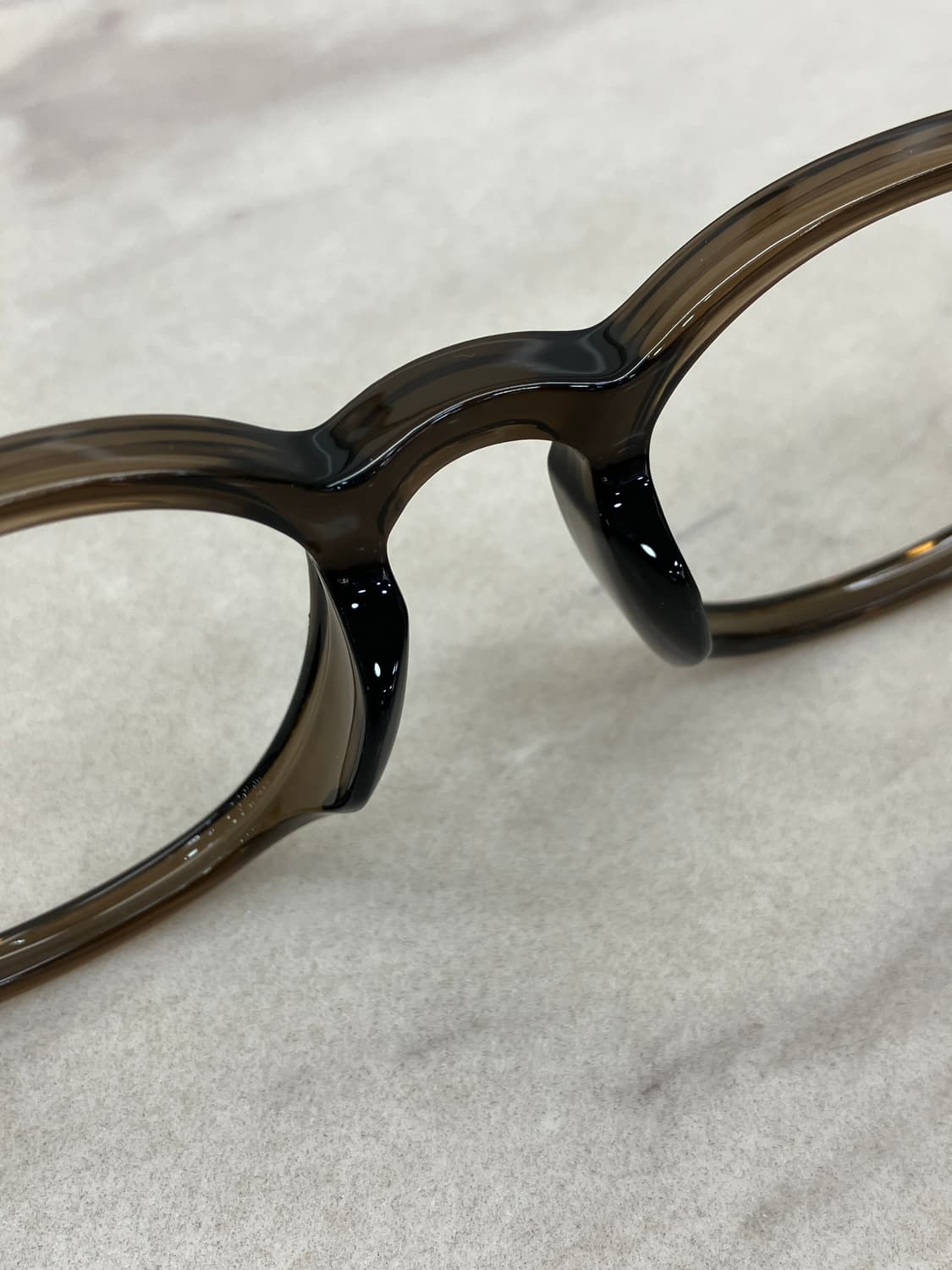 B90 DMN 카키 웰링턴 뿔테 안경122 상품이미지4