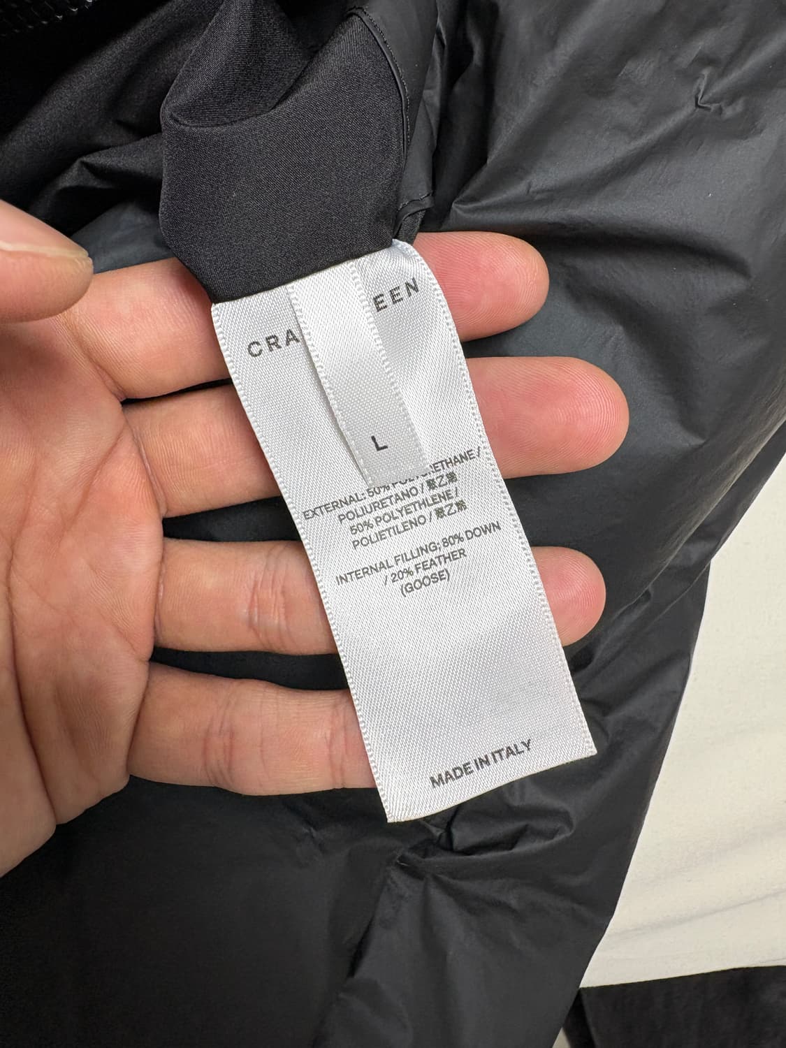 크레이그 그린 버클 후드 패딩 라지사이즈  상품이미지7