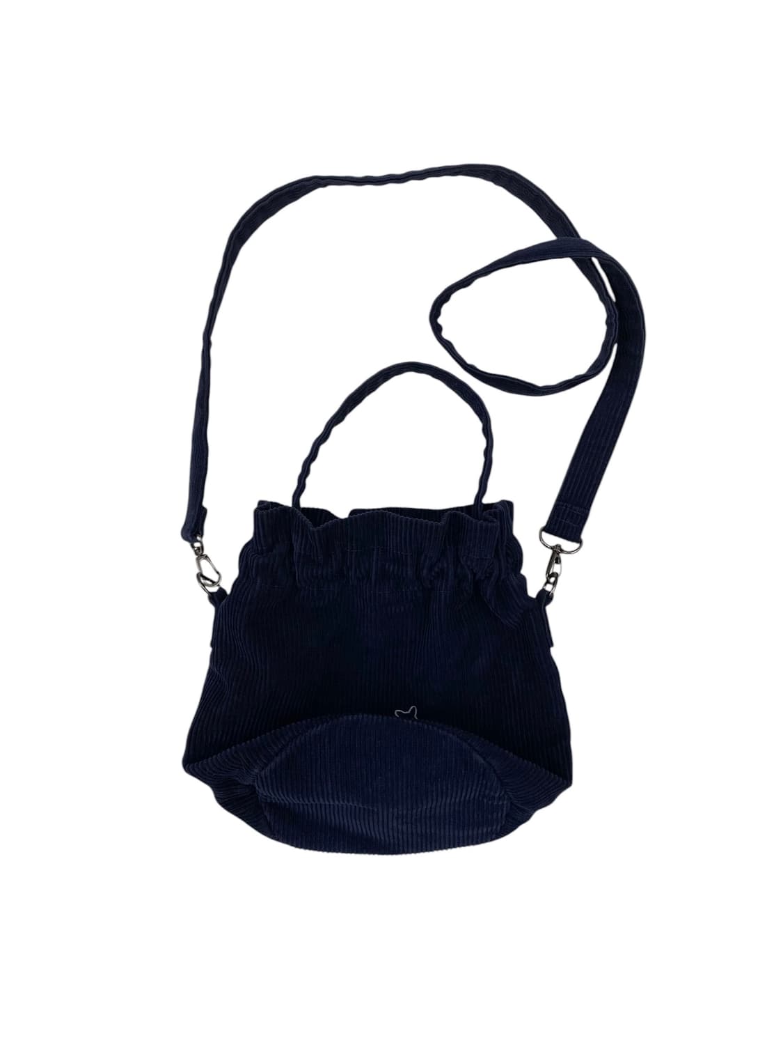 캉골 코듀로이 버킷백 네이비 크로스백 상품이미지2