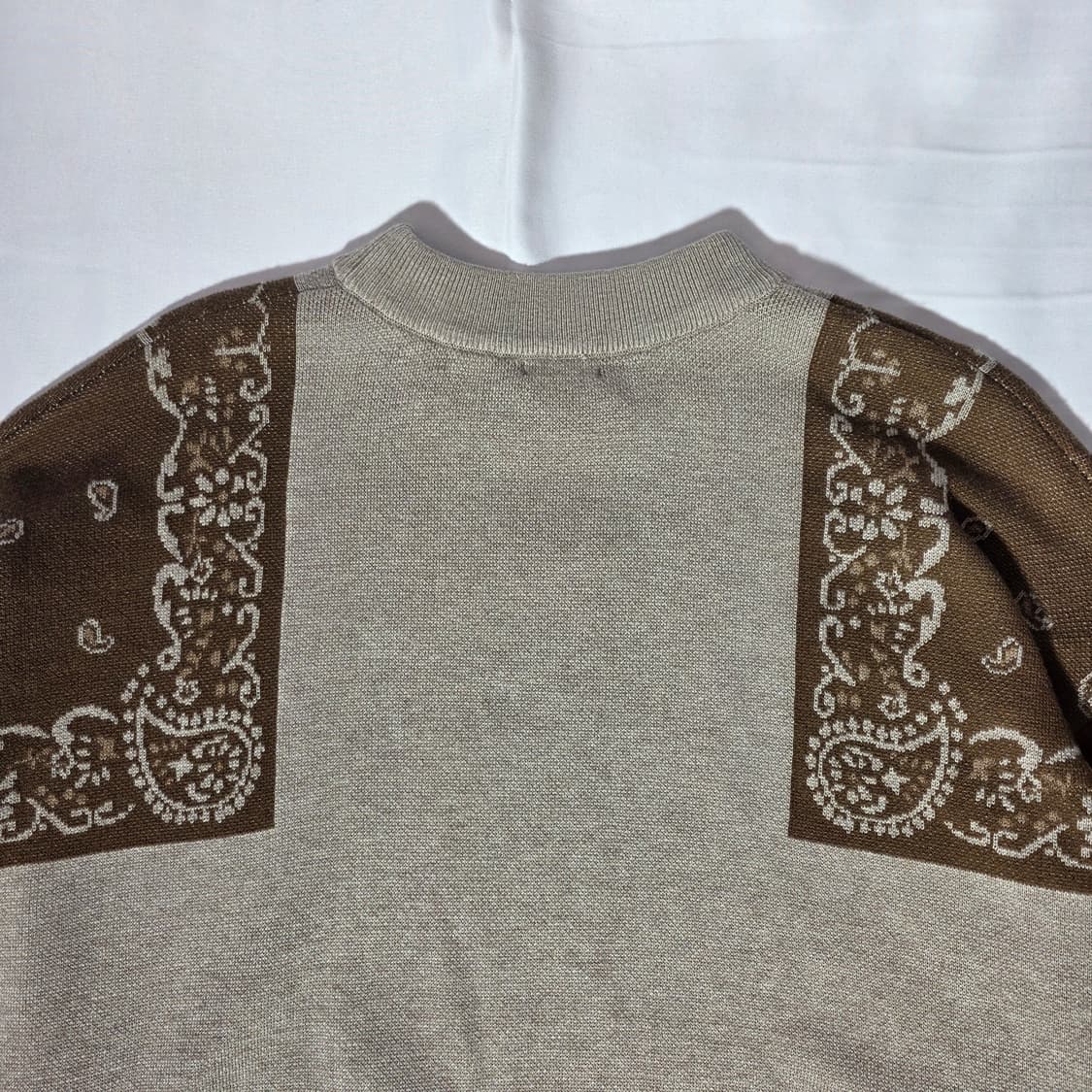 캐피탈 12G 울 반다나 니트 브라운 상품이미지7