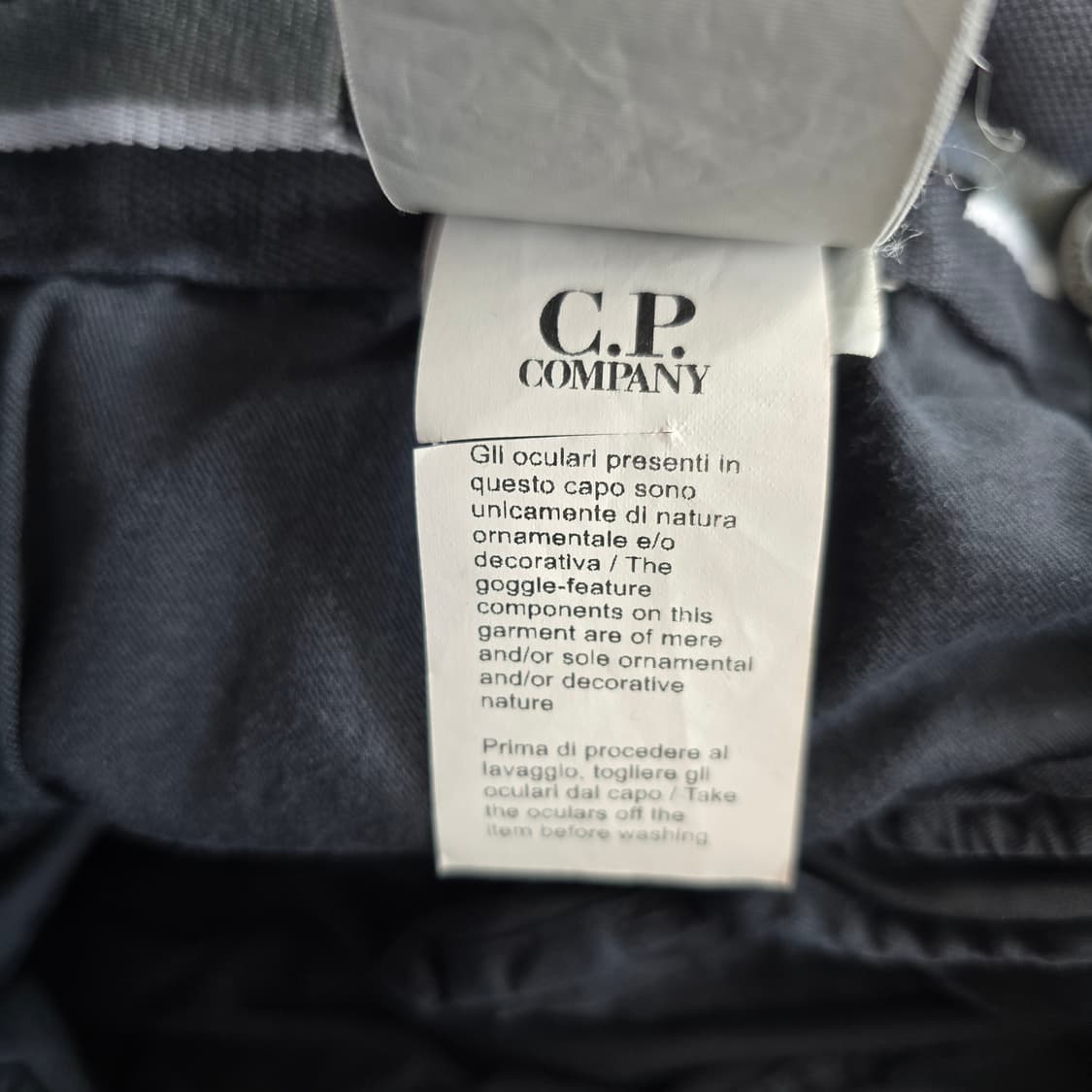 C.P.COMPANY 카고바지 블랙 스판 사이즈30 R6458 상품이미지9