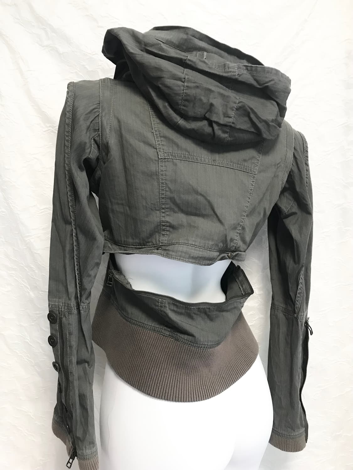 택포•빈티지 핀터깔 00s y2k 3-way 아카이브 하이넥 자켓 상품이미지6