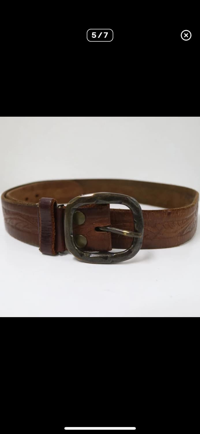 LEVI’S VINTAGE LEATHER BELT 상품이미지4