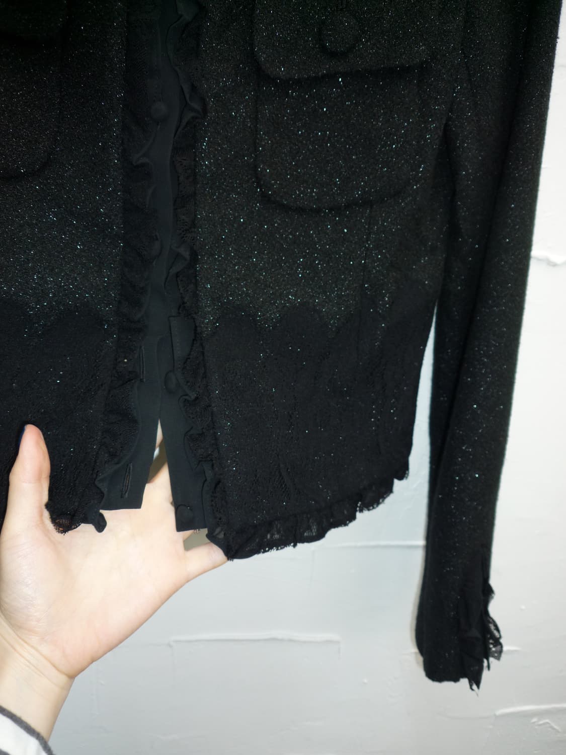 black perl tweed jacket 상품이미지4