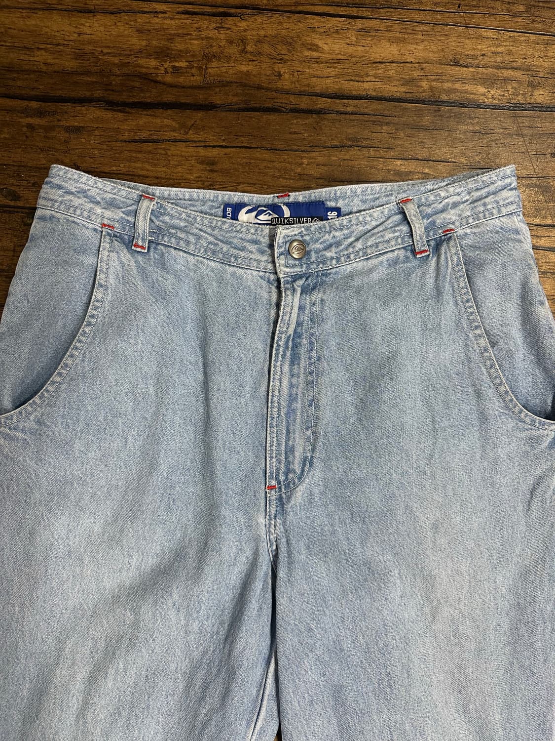 90s Quiksilver 연청 루즈핏 데님 29사이즈 상품이미지6