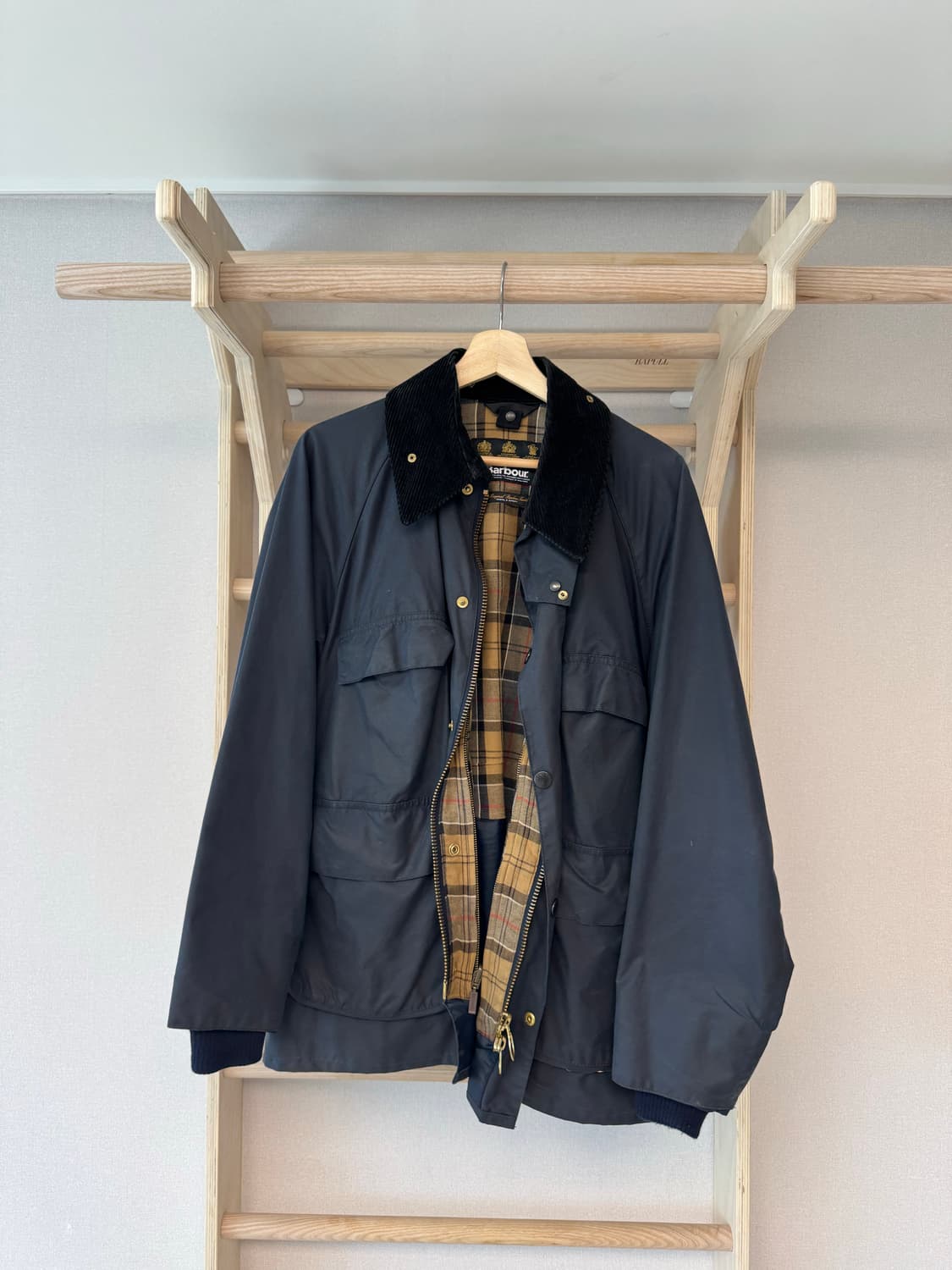 100-105 바버 비데일 네이비 상품이미지1