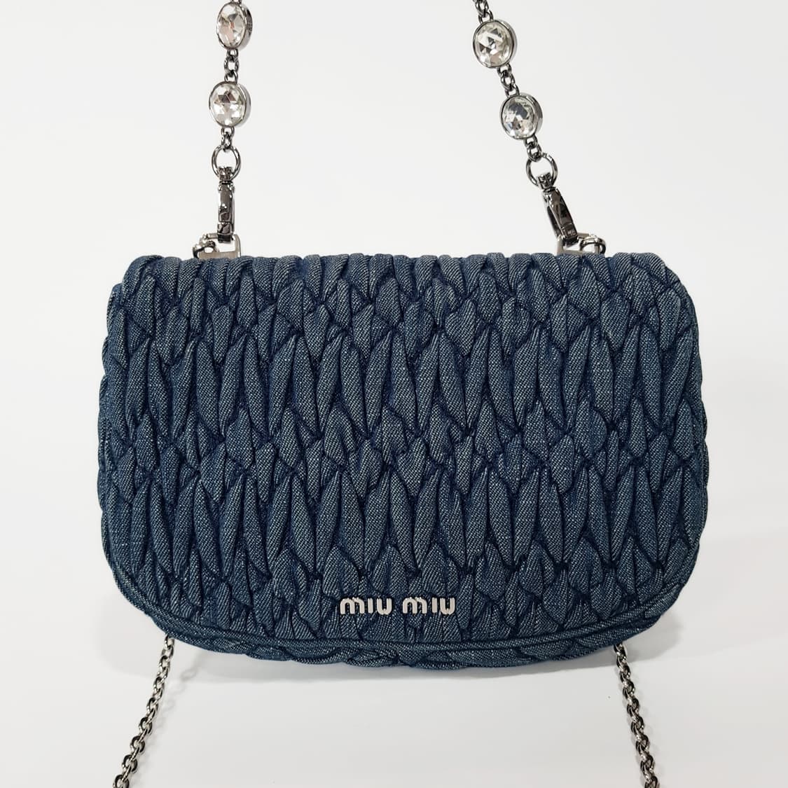 미우미우 마테라쎄 크리스탈 체인숄더백 RT0636 상품이미지5