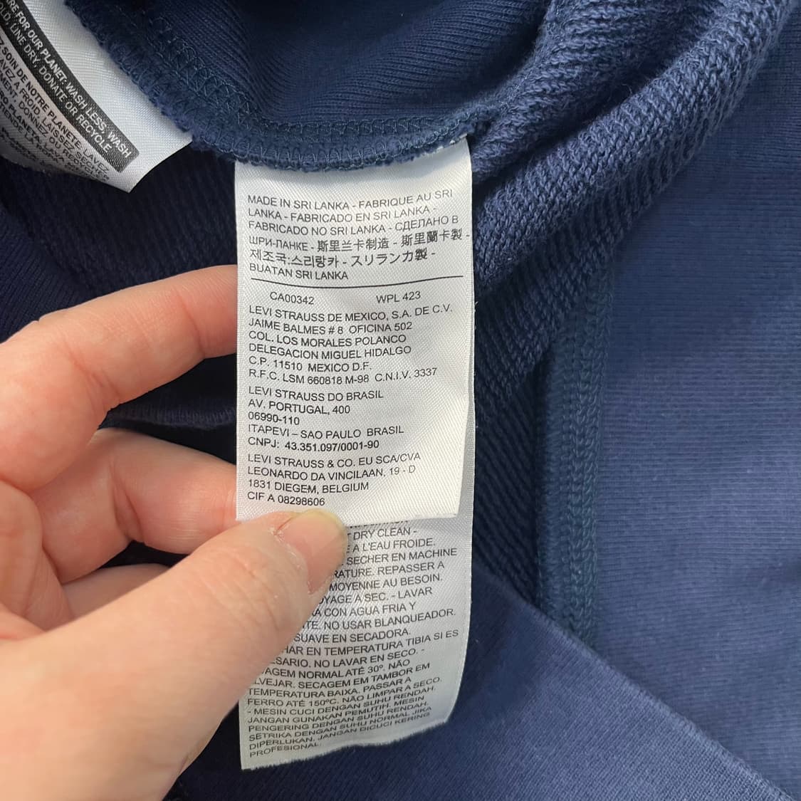 M 리바이스 긴팔 후드 티셔츠 0326M 상품이미지4