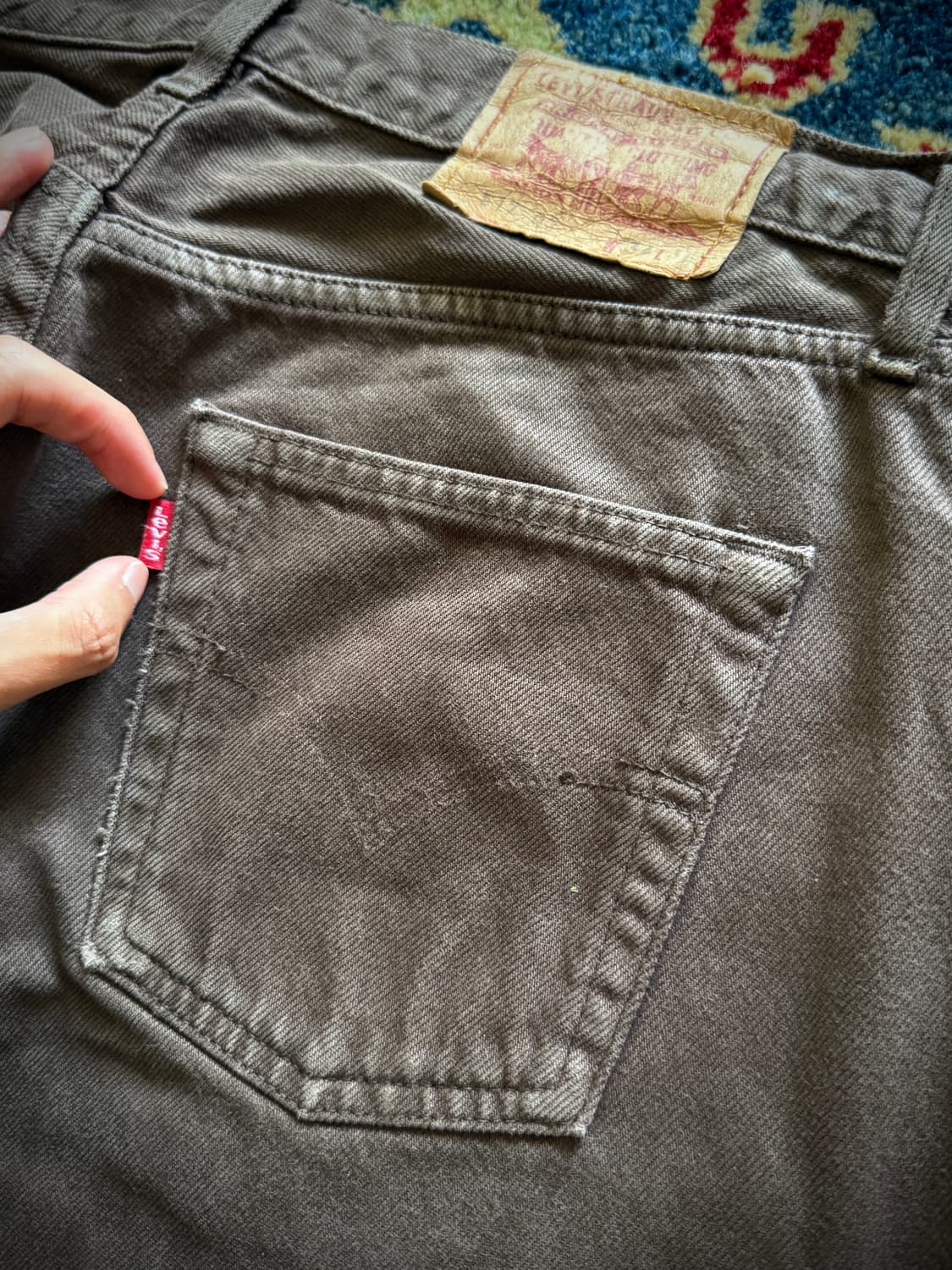 90s Euro Levi's Dark brown 517 상품이미지7