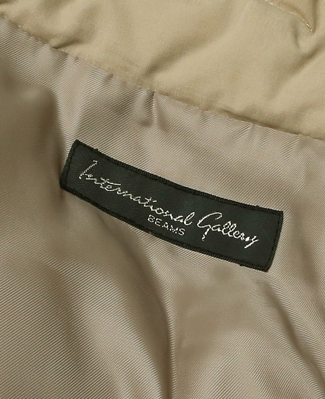 빔즈 [International Gallery Beams] 베이지 롱패딩 상품이미지7