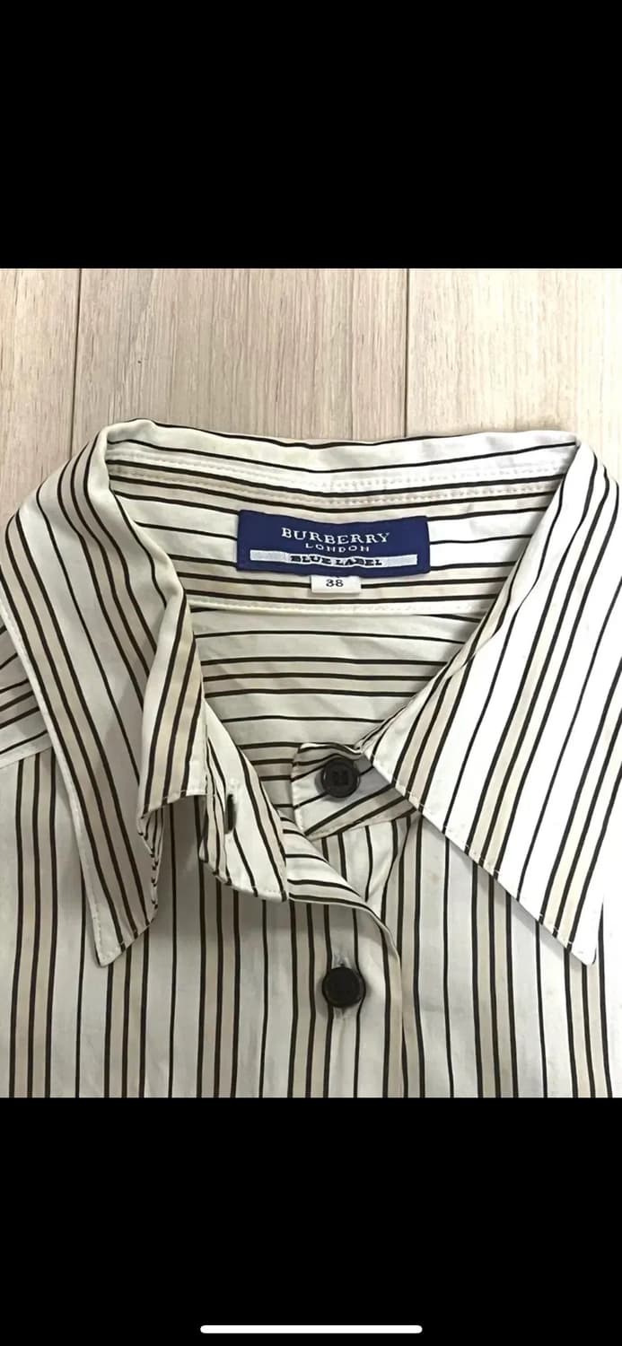 버버리 스트라이프 반팔 셔츠 상품이미지2