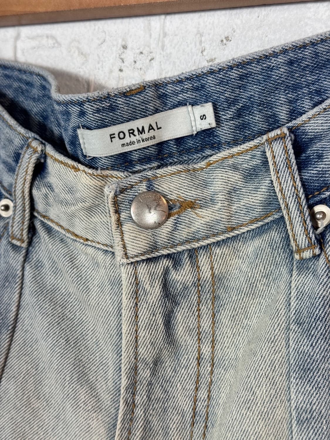 FORMAL 투톤 데님 팬츠 상품이미지5