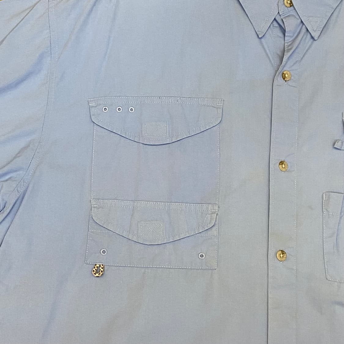 미국 빈티지 컬럼비아 유틸리티 셔츠 낚시 셔츠 냉감 여름셔츠 반팔셔츠 상품이미지5