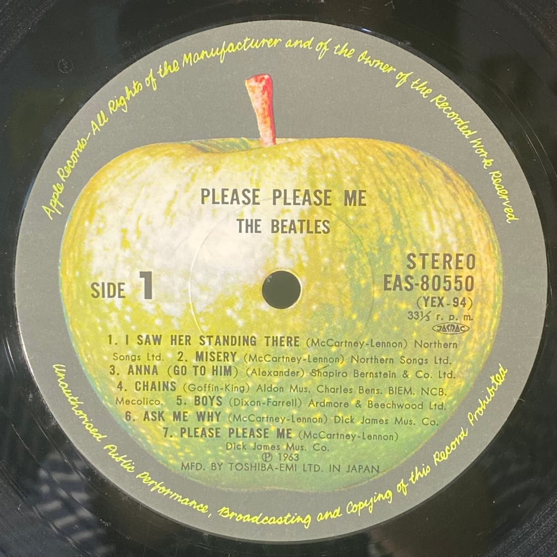 (수입중고LP-팝록) The Beatles -Please Please M 상품이미지4