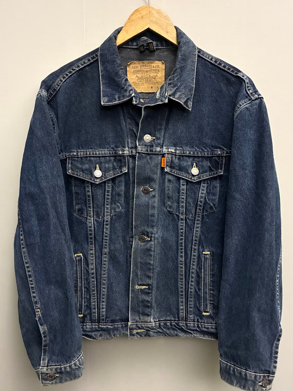 (100)빈티지 리바이스 66902 오렌지탭 3세대 데님 트러커자켓 상품이미지1